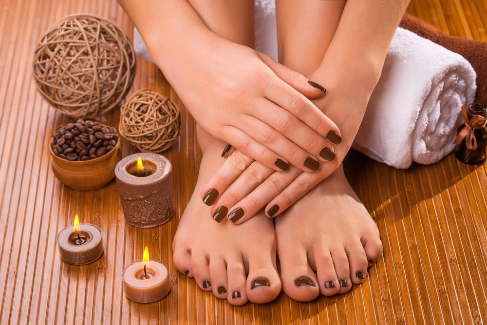Manicure and pedicure at Style and Smile